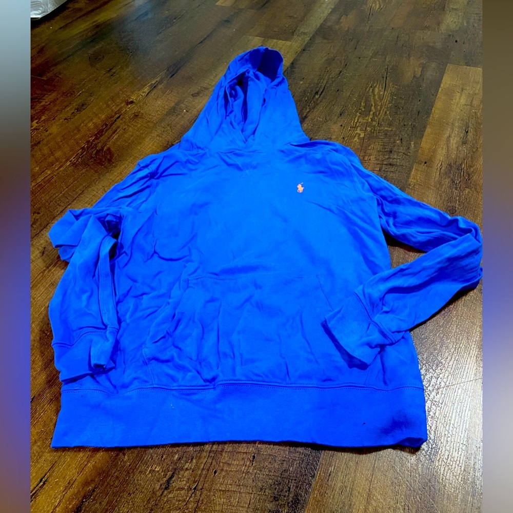 Ralph Lauren Polo, boy’s size large(14/16), long sleeve hooded shirt.